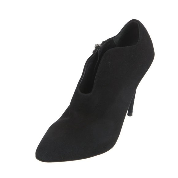 Giuseppe Zanotti Suede Ankle Boots Black sz 37.5 - Picture 2 of 4